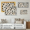 thumbnail image 4 of Designart Geometric framed wall art, Golden Symmetry Exploration I , Abstract Geometric Large framed wall art decor, Brown Modern Gold framed wall art, 40x30 inches Gold Frame, 4 of 5