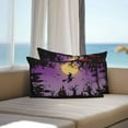 thumbnail image 5 of Outdoor Waterproof Pillow Covers Halloween Witch Purple Night Moon Decorative Throw Pillow Protectors,Dead Trees Haunted House Pillowcase Cushion Cases for Patio Sofa Garden Couch,20x12in,Pack of 2, 5 of 9