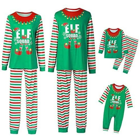 

Family Christmas Pajamas Matching Sets Fahion Long Sleeve Tops+Pants Matching Christmas PJs