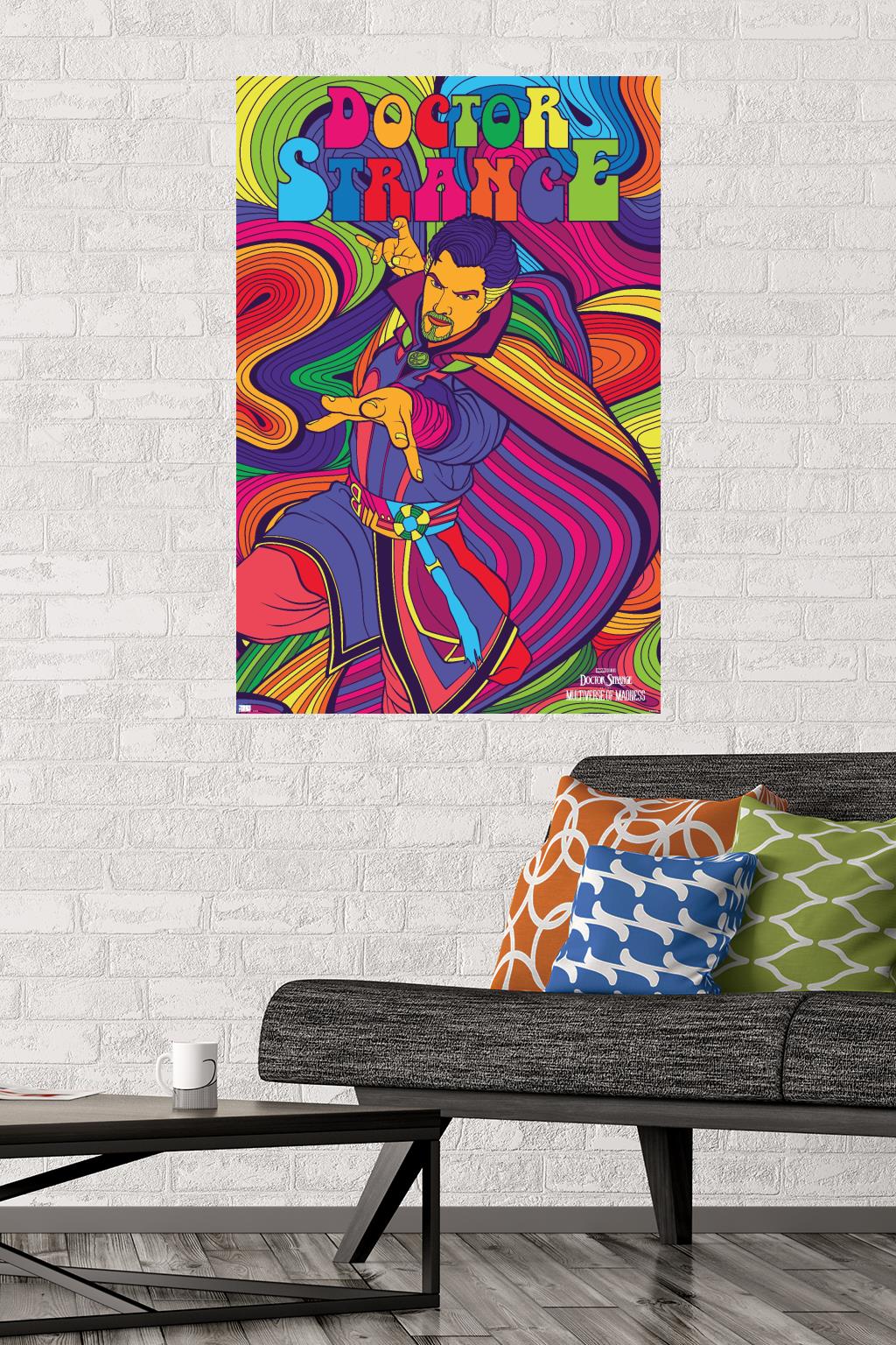 Marvel Doctor Strange in the Multiverse of Madness - Neon Wall Poster, 22.375" x 34"
