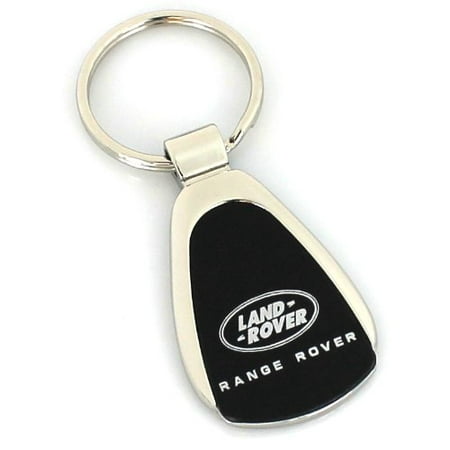 Logo Teardrop Keychain - Range Rover Keychain & Keyring - Black Teardrop