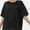 Black, variant on Women's Oversized T Shirts Summer Short Sleeve Loose Fit Casual Crewneck Plain Tops