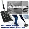 thumbnail image 4 of LineYDI Stainless Steel Telescopic 3-in-1 Detachable Ice Scraper & Shovel Combo for Car​, 4 of 8