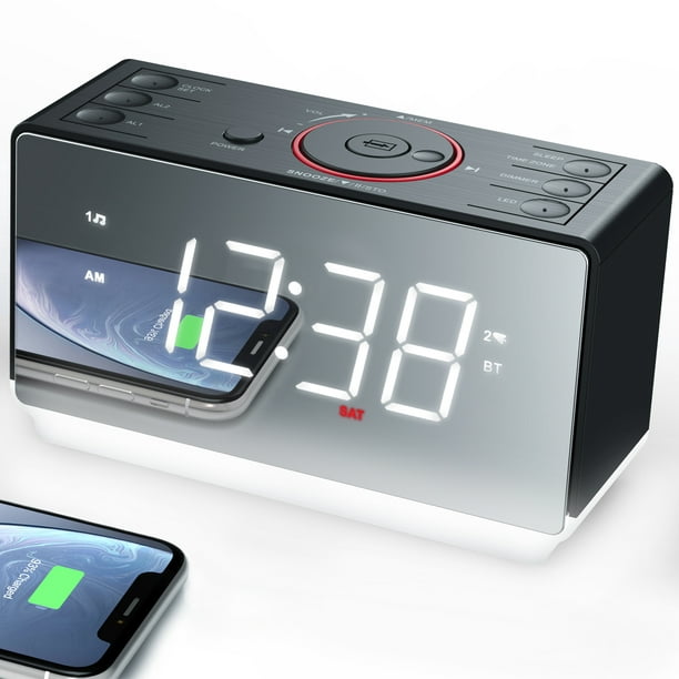 Alarm Clock Radio With Usb Charger, Alarm Clocks With Radio
