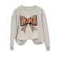 thumbnail image 3 of Xuyuer Women's Printed Long Sleeve Round Neck Casual Hoodless Sweatshirt, Comfortable Pullover Top for Mother's Day Gifts, Family Events and Relaxed Everyday Wear, 3 of 5