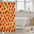 thumbnail image 3 of Prosciutto Pizza Bath Curtain Pizza Shower Curtain Realistic Pizza Bathroom Shower Curtain Set Kids Toddler 3D Food Themed Kids Bathroom Accessories 72"x72", 3 of 6