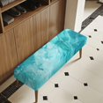 thumbnail image 3 of XYZCANDO Anti Scratch Bench Covers for Hotel Home, Polyester Spandex Fabric Anti Dust Long Bench Seat Slipcover with Stretch, 3 of 9