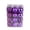 Purple, variant on Rewenti 30MM/24PCs Christmas Ball Ornaments Decorations Xmas Tree Ball Bauble Hanging Home Party Ornament Indoor White