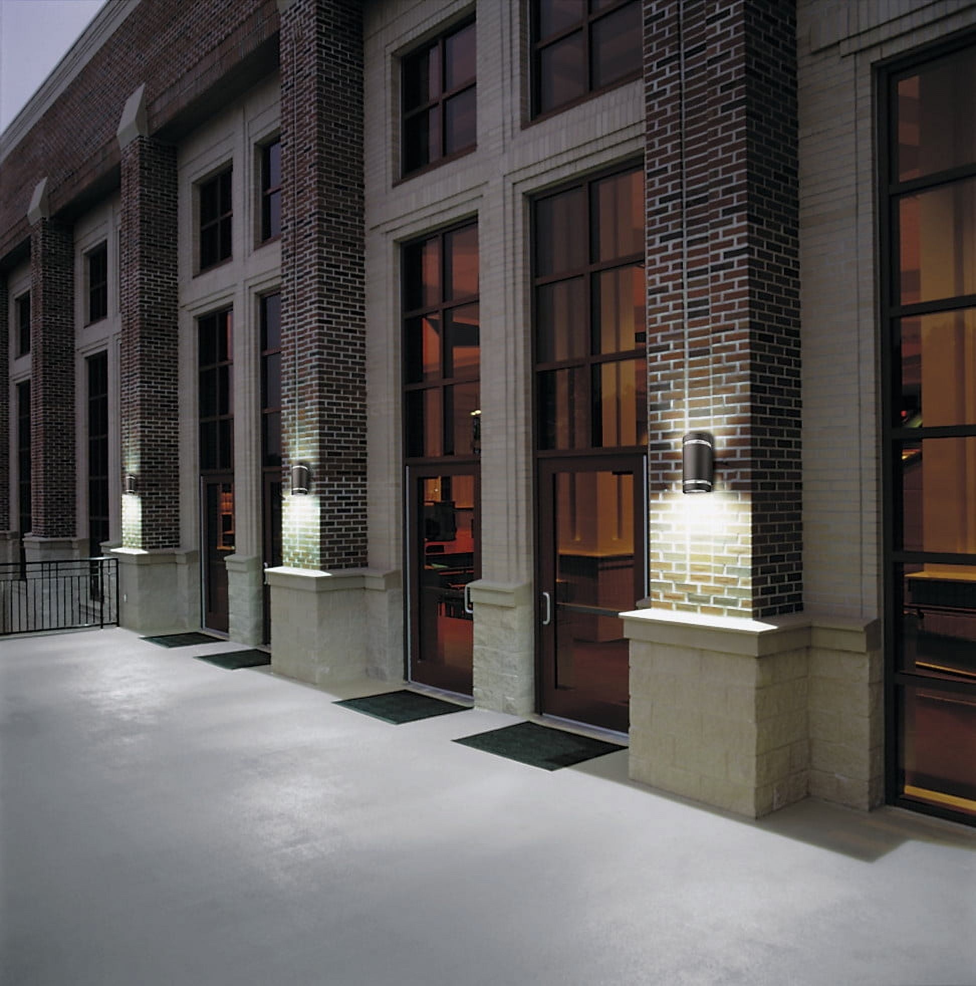 Lithonia Lighting OLLWU LED P1 40K MVOLT WH M6 9-1/4" Tall Integrated Led Outdoor Wall