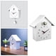 thumbnail image 3 of Elegante Reloj de Pared con Reloj de , Movimiento Silencioso, Y Moderno, Reloj de Doble para Dormitorio de , Sala de E blanco Soledad Reloj de pared de cuco, 3 of 10