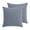 Blue, variant on Levtex Home - Camden Gingham Stitch Euro Sham Set of 2 - Textured Gingham - Taupe and Cream - Reversible - Cotton - Tie Closure Back - Pillow Inserts Not Included