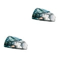 thumbnail image 4 of Qarigey Diadema de ganchillo Estiramiento Deportes Banda para la cabeza Elástico Tie-dye Antideslizante Accesorios para el peinado del cabello para tipo 16 2piezas Qarigey CBP274722, 4 of 6