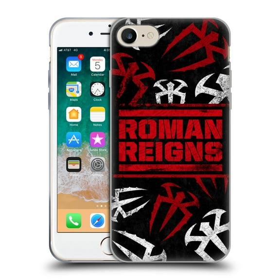 Ecell Roman Reigns Logo Collage Soft Gel iPhone Case