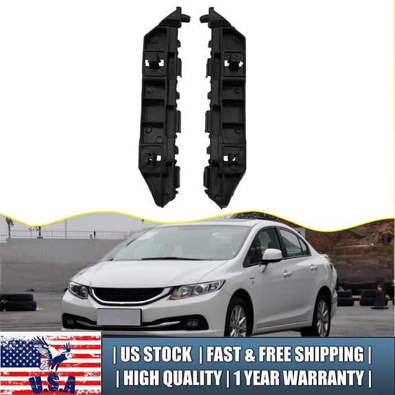 Front Bumper Retainer Brackets 71198-TS6-H01 for 2012-2015 Honda Civic Sedan