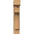 thumbnail image 2 of Ekena Millwork 7 1/2"W x 28"D x 40"H Westlake Block Smooth Bracket w/ Offset Brace, Western Red Cedar, 2 of 25