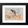 thumbnail image 2 of Jean-Louis Forain 24x17 Black Modern Framed Museum Art Print Titled - Boche (1917) Withdrawn, 2 of 5