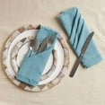 thumbnail image 3 of Accent Home 100% Cotton Linen Napkin Set of 12 18x18 inch Dinner Napkins - Washable Soft Premium Hotel Quality Reusable Napkins Perfect Table Napkins for Family Dinners, 3 of 7
