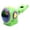 Green, variant on Bubble Blower Machine for Bike Attachment, Portable Lightweight for Outdoor Fun & Family Party Entertainment