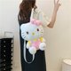 thumbnail image 1 of Opciones Kawaii Kuromi Messenger bag suave peluche hombro kuromi hello kitty kt bolso de felpa para niñas regalos, 1 of 4