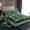 Green, variant on Homewish 3-Piece Chic Flying Butterfly Dreamy Princess Exotic Style Twin Sheet Set for Girls, Lightweight Room Decor