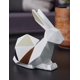 thumbnail image 3 of Estatua Estatuilla Conejo Escultura Animal Decoración Moderna Conejo Arthome Resina 15cm JAMW Sencillez, 3 of 4