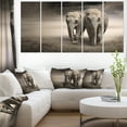 thumbnail image 1 of Design Art - Elephant Pair in Motion, 1 of 3