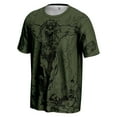 thumbnail image 2 of Men's ProSphere Olive Triple H Skull King T-Shirt, 2 of 3
