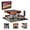 Multicolored 2, variant on 1/64 Building Scene Model, Realistic DIY Miniature Car Dealership Diorama Kit with 2 Random Alloy Figures/Lights, Car Showroom, Excludes Vehicles Tools, Home Decor