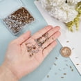 thumbnail image 3 of 960 Pcs Metallic Colors Beads 4.5-5x2mm Glass Square Seed Beads for Jewelry Making, 3 of 9