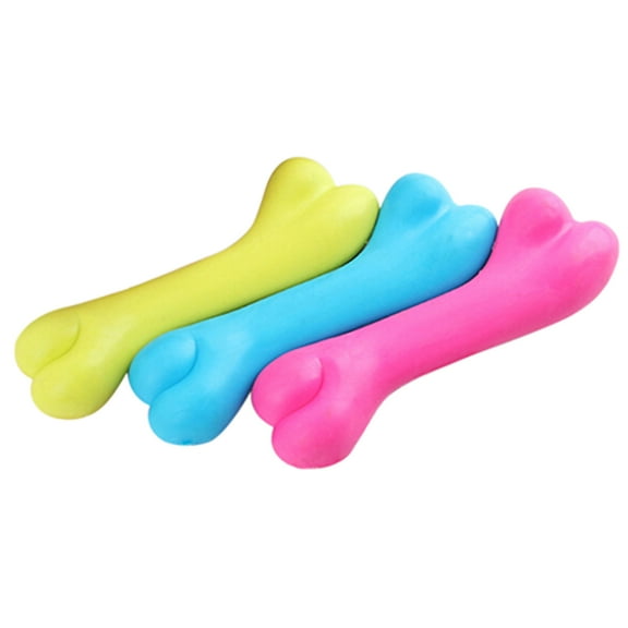 SPRING PARK Durable Dog Chew Toys—TPR Bone Chew Toy for Aggressive Chewers— Indestructible Puppy Toys for Dogs