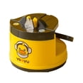thumbnail image 1 of Yellow Duck Mini Suction Sharpener for Fruit and Vegetable Cutters ABS PVC Tungsten Steel Blade, 1 of 8