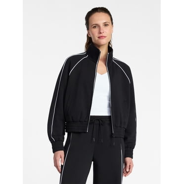 Avia Women's ScubaKnit Track Jacket, Sizes XS-XXXL