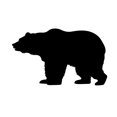 thumbnail image 2 of Silhouette Bear White Wall Decal by Wallmonkeys Peel and Stick Graphic (36 in W x 22 in H) WM102742, 2 of 4