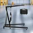 thumbnail image 4 of Aiqidi 2 Ton Folding Engine Hoist Cherry Picker Hydraulic Shop Crane Hoist Lift, Heavy Duty Carbon Steel with 6 Iron Caster Wheels, 4 of 12