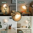 thumbnail image 4 of Vintage Flower Desk Lamp - 3-Color Adjustable Cottagecore Lamp for Aesthetic Flower Lamps for Bedrooms and Office, 4 of 6