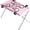 Pink, variant on Foldable Dog Grooming Hammock Stand, 23.6" Portable Pet Bath Holder Sling Shower Chair with 8 Leg Openings for Small Dogs & Cats Nail Trimming (Blue)