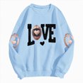 thumbnail image 6 of Towmus Womens Fall Winter Sweatshirt Shirts Graphic Sweatshirts Casual Long Sleeve Round Neck Sweatshirts Letter Printed Loose Top ffor Women Loose Fit, 6 of 6