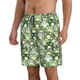 thumbnail image 2 of KLL Cute Frog Men's Casual Summer Beach Shorts Hawaiian Shorts with Pockets-Small, 2 of 5