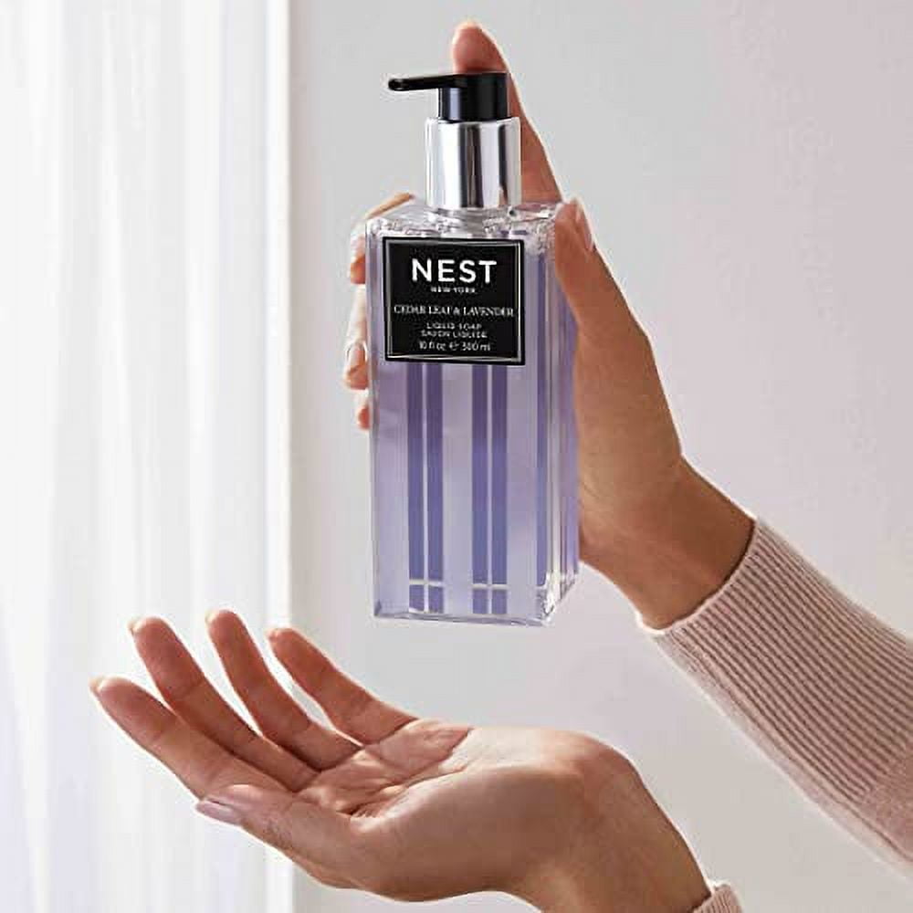 NEST Fragrances Cedar Leaf .. & Lavender Liquid Hand .. Soap, 10 Ounce, 10 .. Fl Oz