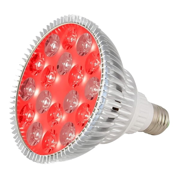 LED Light Bulb for Red Light Therapy, 660nm Deep Red and 850nm Near Infrared Combo, 54W Class