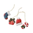 thumbnail image 4 of 4 piezas de adornos colgantes de Navidad perfecl decoración navideña única Mezclado, 4 of 8
