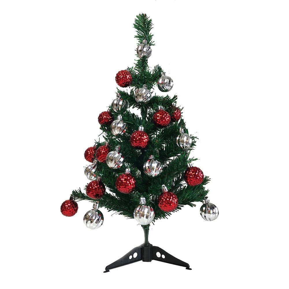 Green Christmas Tree Artificial Charlie Pine Tabletop– Unlit DLUX Mini 2 Ft