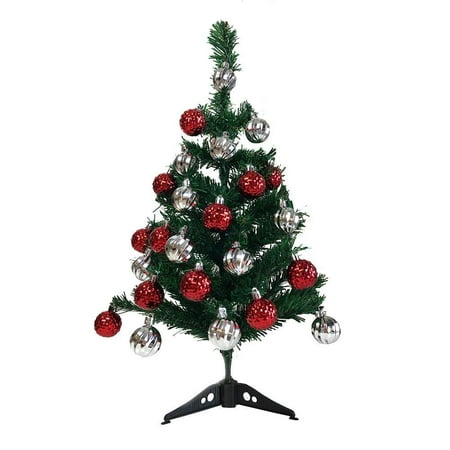 Artificial 2' Ft Small Charlie Pine Premium Holiday Christmas Tree - Unlit Office Tabletop Xmas