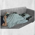 thumbnail image 6 of Skull Smoking Soft Flannel Fleece Throw Blanket, X-ray Like Image of Skeleton and Killing Cigarettes Art Print, Cozy Plush for Indoor and Outdoor Use, 70" x 90", Pale Blue Charcoal Grey, by Ambesonne, 6 of 6