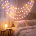 thumbnail image 6 of Cadancy String Lights Battery Operated 20 LED Globe Bulbs 10FT Indoor Outdoor Fairy Lamp for Bedroom Patio Garden Wedding Birthday Christmas Holiday Party Decor, 6 of 6