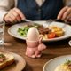 thumbnail image 1 of Rabbits Shaped Ceramic Ornament Is A Multi-functional Storage Box For Storing Eggs Jewelry Beauty Sponges Small Items Kitchen And Home Decorations., 1 of 9