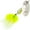 Silver Chartreuse White, variant on Panther Martin PMHH_6_SCW HybridHolographic Teardrop Spinners Fishing Lure - Silver Chartreuse White - 6 (1/4 oz.)