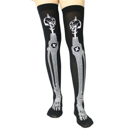 

Huakaishijie Halloween Cotton Breathable Socks Cartoon Patterns Print Stocking Long Tube Socks for Party Cosplay School Show