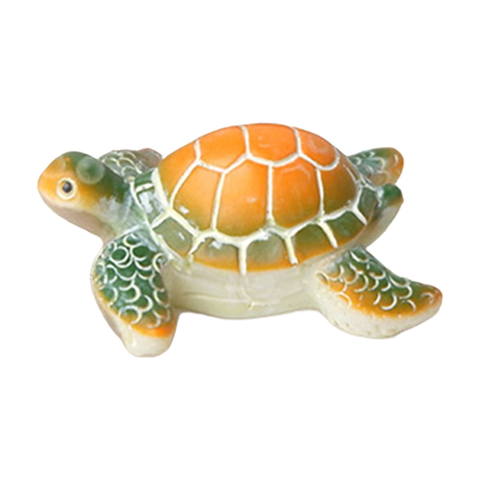 3 Pcs Aquarium Decor Glowing Turtle Ornament for Fish Tank, Luminous Underwater Figurine for Aquatic Scenery & Night Viewing, Green, by IHXORA
