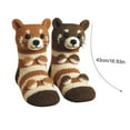 thumbnail image 4 of 3D Knit Tiger Socks, Animal Socks Hand Crocheted, Double - layer cotton Warm Winter - Sock, 4 of 8